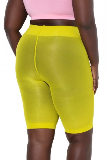 Ulla Popken 799278 Pantalón corto antirrozaduras Verde claro - Culotes antirozaduras - 