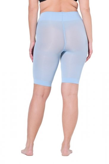 Ulla Popken 799278 Pantalón corto antirrozaduras Azul claro - Culotes antirozaduras - 