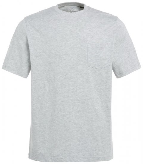 JP1880 799997 Camiseta con bolsillo en el pecho Gris jaspeado - Camisetas - Camisetas - 2XL-14XL