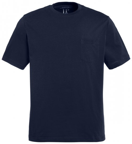 JP1880 799997 Camiseta con bolsillo en el pecho Azul noche - Camisetas - Camisetas - 2XL-14XL