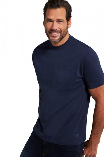 JP1880 799997 Camiseta con bolsillo en el pecho Azul noche - Camisetas - Camisetas - 2XL-14XL