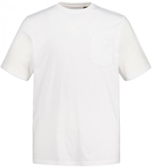 JP1880 799997 Camiseta con bolsillo en el pecho Blanco - Camisetas - Camisetas - 2XL-14XL