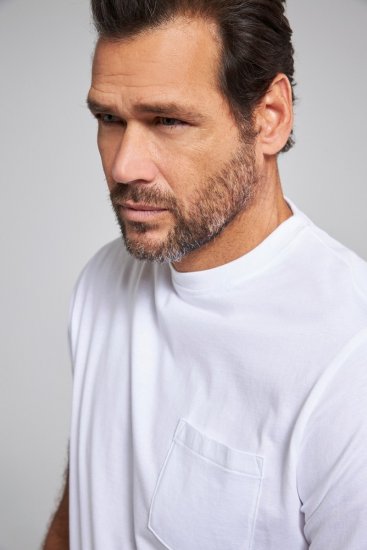 JP1880 799997 Camiseta con bolsillo en el pecho Blanco - Camisetas - Camisetas - 2XL-14XL