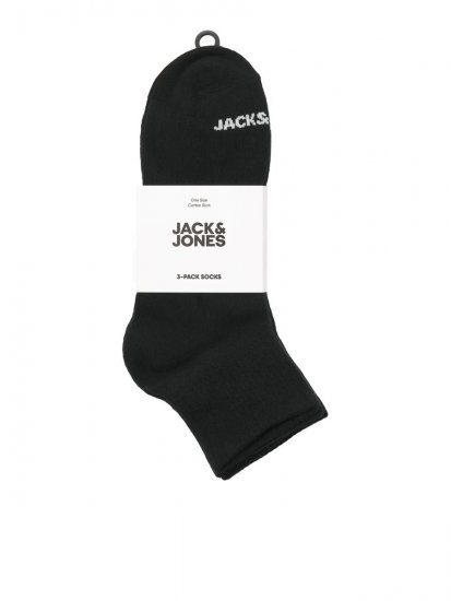 Jack & Jones Luca Calcetines de tenis Negro pack de 3 - Ropa interior - Ropa interior 2XL-8XL