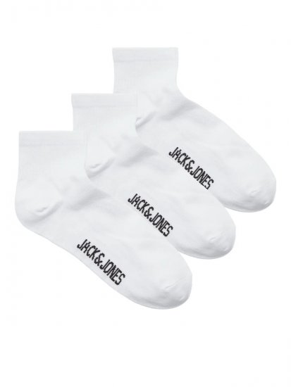 Jack & Jones Leon Calcetines de tenis Blanco pack de 3 - Ropa interior - Ropa interior 2XL-8XL