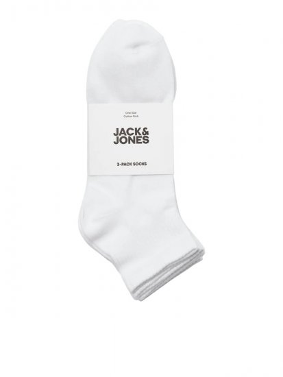 Jack & Jones Leon Calcetines de tenis Blanco pack de 3 - Ropa interior - Ropa interior 2XL-8XL