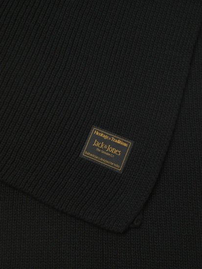 Jack & Jones Attitude Bufanda Negro - Bufandas - 