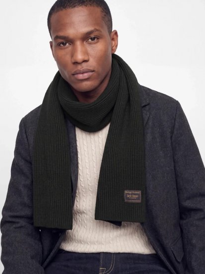 Jack & Jones Attitude Bufanda Negro - Bufandas - 