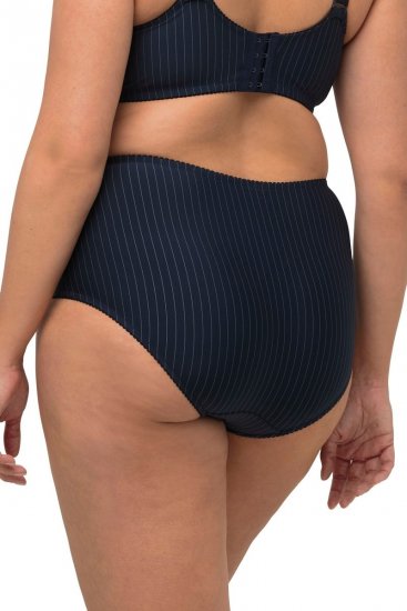 Ulla Popken 800279 Bragas de rayas pack de 2 Azul marino - Bragas - 