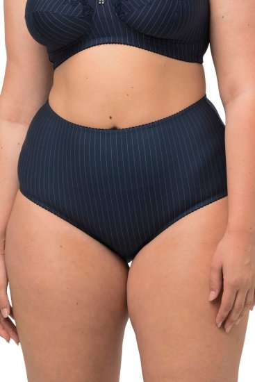 Ulla Popken 800279 Bragas de rayas pack de 2 Azul marino - Bragas - 