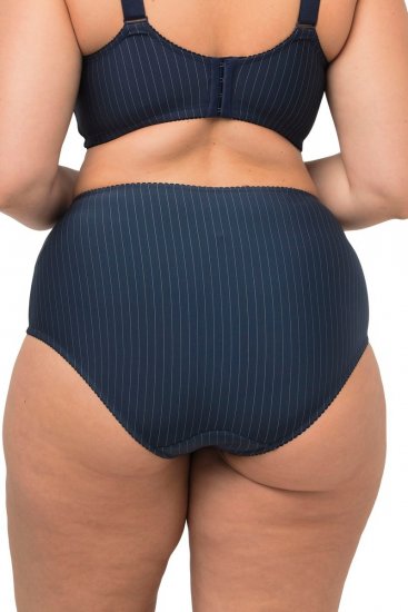 Ulla Popken 800279 Bragas de rayas pack de 2 Azul marino - Bragas - 