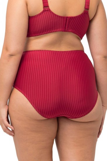Ulla Popken 800279 Bragas de rayas pack de 2 Burdeos - Bragas - 