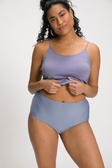Ulla Popken 800279 Bragas de rayas pack de 2 Azul claro - Bragas - 