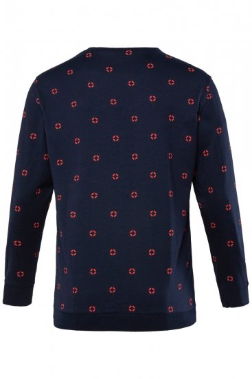 JP1880 Two-piece Pyjamas Long Sleeve and Long Trousers Navy - Ropa interior - Ropa interior 2XL-8XL