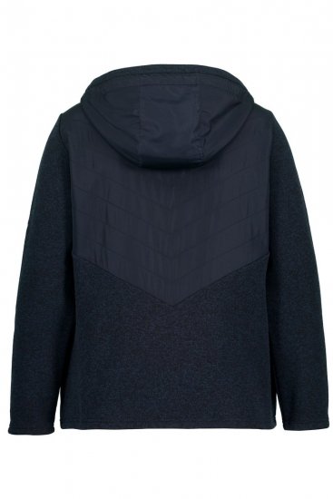Ulla Popken 800400 Chaqueta forrada de forro polar Azul marino - Ropa de lana - 