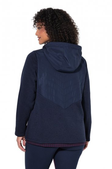 Ulla Popken 800400 Chaqueta forrada de forro polar Azul marino - Ropa de lana - 