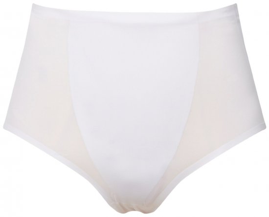 Ulla Popken 800498 Braga moldeadora de talle alto Blanco - Ropa moldeadora - 
