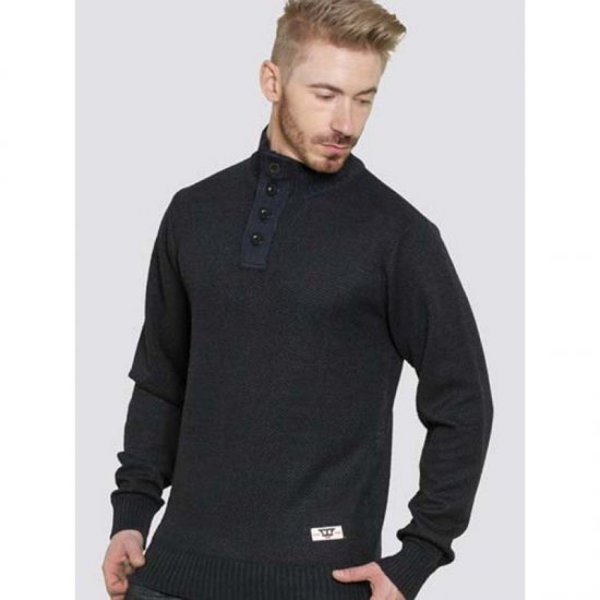 D555 Zane Sweater Navy - Sudaderas - Sudaderas 2XL-12XL