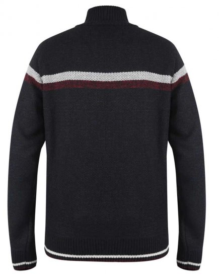 D555 Dennington Navy Jumper With Bonded Fleece Lining And Pocket - Sudaderas - Sudaderas 2XL-12XL