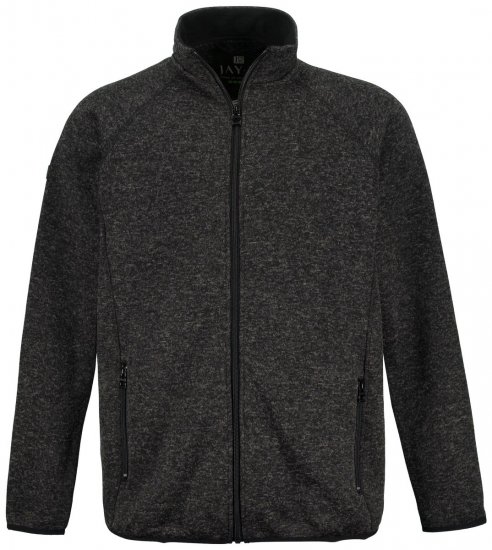 Jay-Pi 802394 Chaqueta polar de punto Negro TALL - TALL chaquetas - Chaquetas TALL para hombre alto