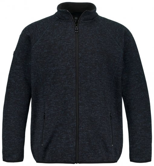 Jay-Pi 802394 Chaqueta polar de punto Azul marino TALL - TALL chaquetas - Chaquetas TALL para hombre alto