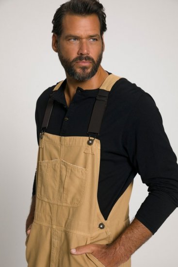 JP1880 802501 Peto con tirantes elásticos Camel - Vaqueros & pantalones - Vaqueros y Pantalones - W40-W70