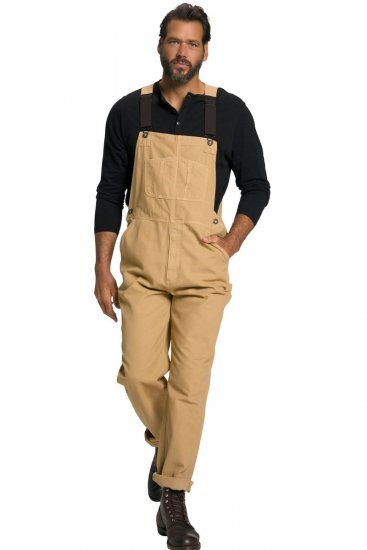 JP1880 802501 Peto con tirantes elásticos Camel - Vaqueros & pantalones - Vaqueros y Pantalones - W40-W70