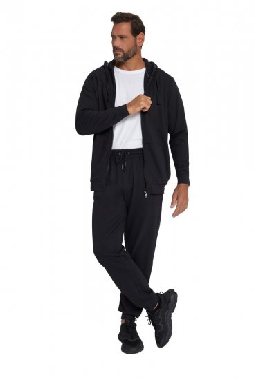 JP1880 802934 Conjunto de chándal con sudadera con capucha y pantalón Negro TALL - TALL chándales - 