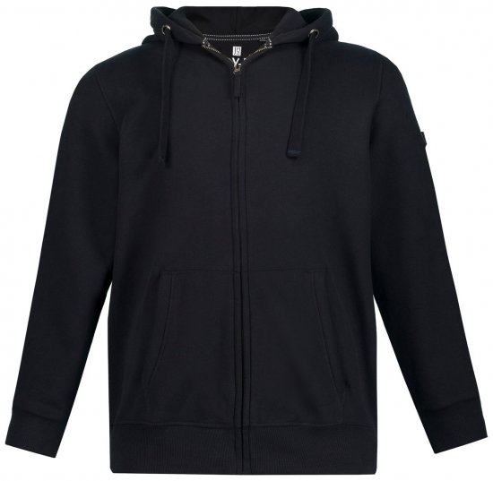 Jay-Pi 804164 Sudadera con capucha y cremallera Negro - Sudaderas - Sudaderas 2XL-12XL