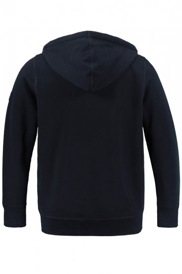 Jay-Pi 804164 Sudadera con capucha y cremallera Azul marino - Sudaderas - Sudaderas 2XL-12XL