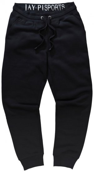 Jay-Pi 804175 Pantalón de chándal de corte ajustado con bolsillos laterales Negro - Pantalones y cortos de chándal - Pantalones y Pantalones cortos de chándal - 2XL-12XL