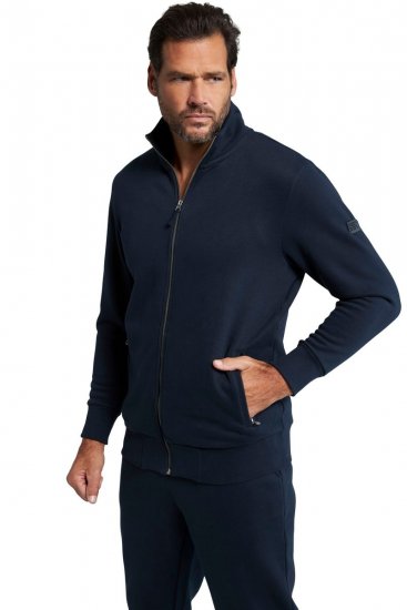 Jay-Pi 804180 Chaqueta de chándal con cuello alto Azul marino - Sudaderas - Sudaderas 2XL-12XL