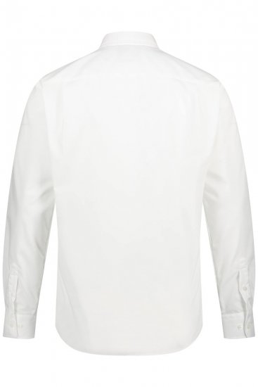 JP1880 804890 Camisa de vestir sin plancha manga larga Blanco TALL - TALL camisas - Camisas TALL para hombre alto