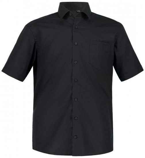 JP1880 804891 Camisa de manga corta Negro - Camisas - Camisas 2XL-10XL