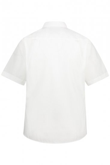 JP1880 804891 Camisa de manga corta Blanco TALL - TALL camisas - Camisas TALL para hombre alto