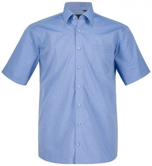 JP1880 804891 Camisa de manga corta Azul claro - Camisas - Camisas 2XL-10XL