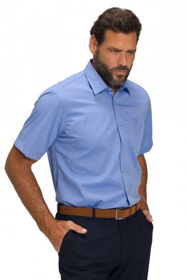 JP1880 804891 Camisa de manga corta Azul claro - Camisas - Camisas 2XL-10XL