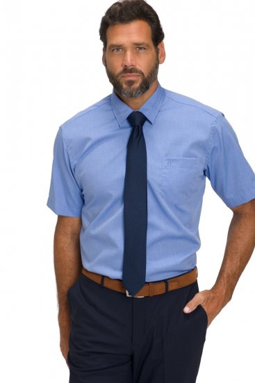 JP1880 804891 Camisa de manga corta Azul claro - Camisas - Camisas 2XL-10XL