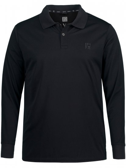JP1880 Jay-Pi QuickDry Long Sleeve Golf Polo Shirt Black - Ropa deportiva - Ropa Deportiva 2XL-10XL