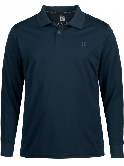 JP1880 Jay-Pi QuickDry Long Sleeve Golf Polo Shirt Navy Blue - Ropa deportiva - Ropa Deportiva 2XL-10XL