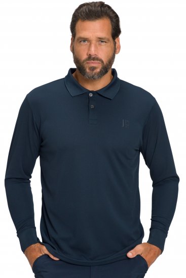JP1880 Jay-Pi QuickDry Long Sleeve Golf Polo Shirt Navy Blue - Ropa deportiva - Ropa Deportiva 2XL-10XL