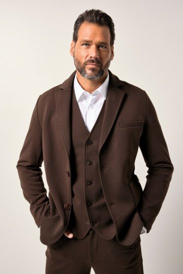 JP1880 New York Flexnamic Blazer de punto Marrón oscuro - Trajes - Trajes 2XL-8XL