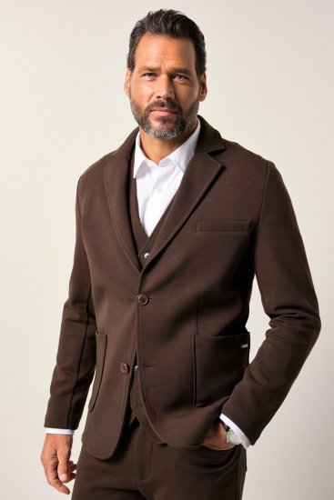 JP1880 New York Flexnamic Blazer de punto Marrón oscuro - Trajes - Trajes 2XL-8XL