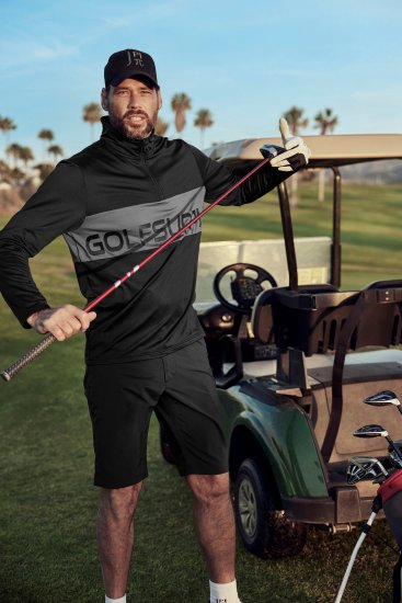 JP1880 Jay-Pi Flexnamic Golf Shorts Black - Ropa deportiva - Ropa Deportiva 2XL-10XL