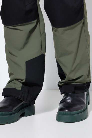Ulla Popken 807803 Pantalón de senderismo HYPRAR con reflectantes Verde oliva - Ropa de exterior - 