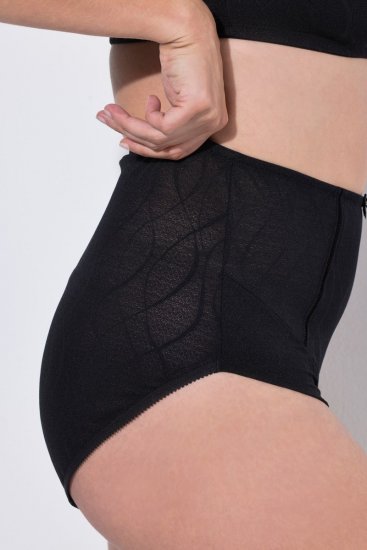 Ulla Popken 809385 Braga moldeadora con encaje Negro - Ropa moldeadora - 