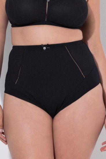 Ulla Popken 809385 Braga moldeadora con encaje Negro - Ropa moldeadora - 