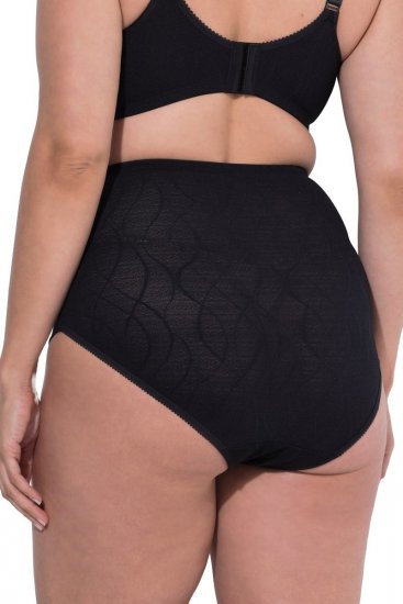Ulla Popken 809385 Braga moldeadora con encaje Negro - Ropa moldeadora - 