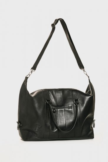 JP1880 810787 Bolsa de viaje en piel de napa ovina Negro - Bolsos - 
