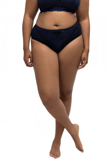 Ulla Popken 811602 Bragas con encaje Azul marino - Bragas - 